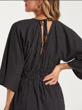 Billabong Black Polka Dot Dress XS GUC